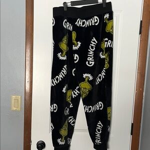 Grinch Black Pajama Pants